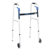 drive Aluminum Dual Release Folding Walker, 32 – 39 Inch Height